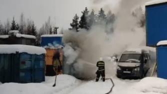 Пожар в Чалне