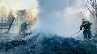 Пожар в Сегежском районе