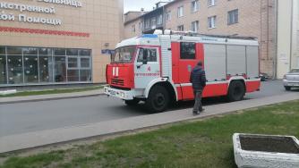 пожарные в больнице