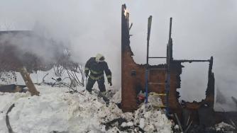 Пожар в Прионежье