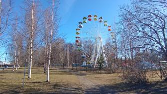 парк весной