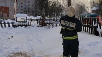 Пожар в Пудоже