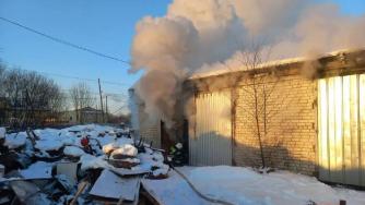 Пожар в Пудоже