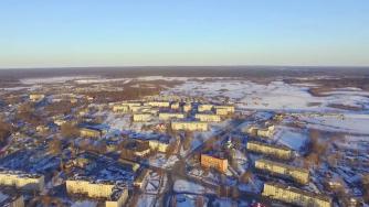 вид на Пудож сверху