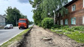 Ремонт улицы в Петрозаводске