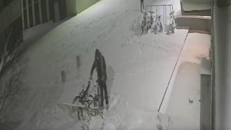 человек с велосипедом