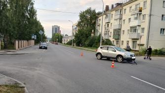 Авария с самокатчиком