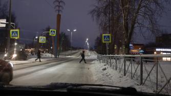 Сегежа пешеходы