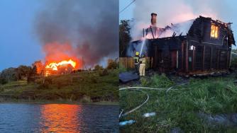 пожар в доме