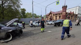 Массовое ДТП в Сортавале