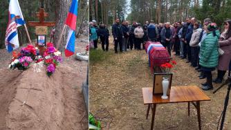 похороны бойца