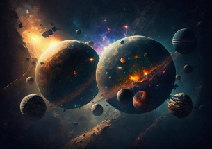 планеты в космосе