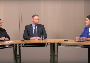 Федоричев и Гуменникова в студии