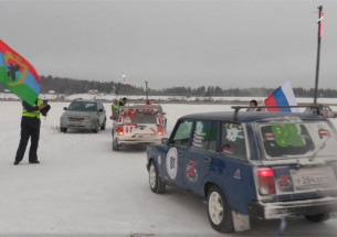 Гонки на льду в Карелии