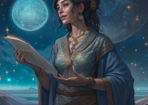 женщина-астролог