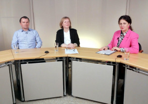 Палкина и Сысолятин в студии