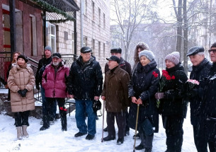 На открытии памятной доски