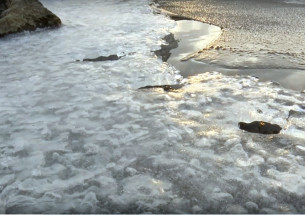 Опасный лед в Карелии