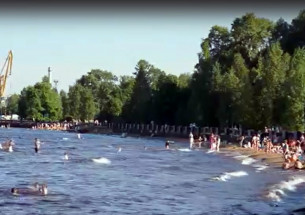 Пляж в Петрозаводске