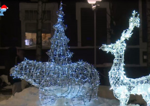 Праздничная иллюминация Петрозаводска