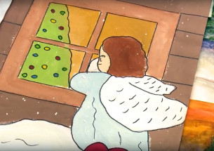 Рождественские рисунки