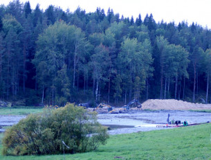 Строительство на берегу Ладоги