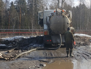 Незаконный слив ЖБО