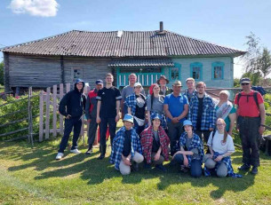 волонтеры на острове Кижи