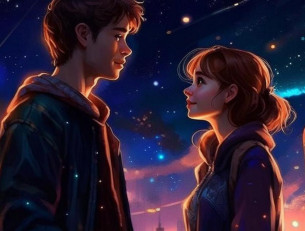 девушка и молодой человек смотрят друг на друга