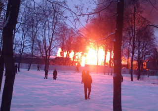 сгорело историческое здание