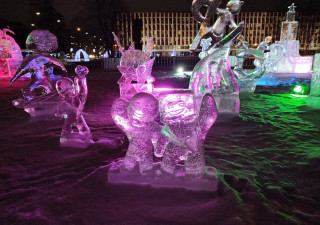 ледовые скульптуры