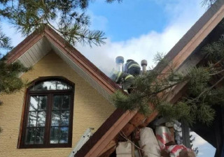 Пожар в Калевале