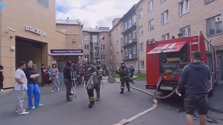Пожар в больнице