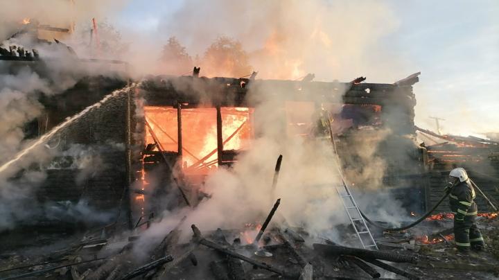 Пожар в Ильинском