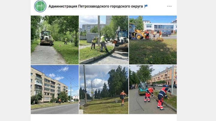 покос травы
