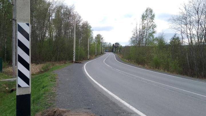 Дорога в Пряжинском районе
