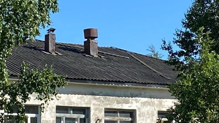 Крыша дома в Сегеже