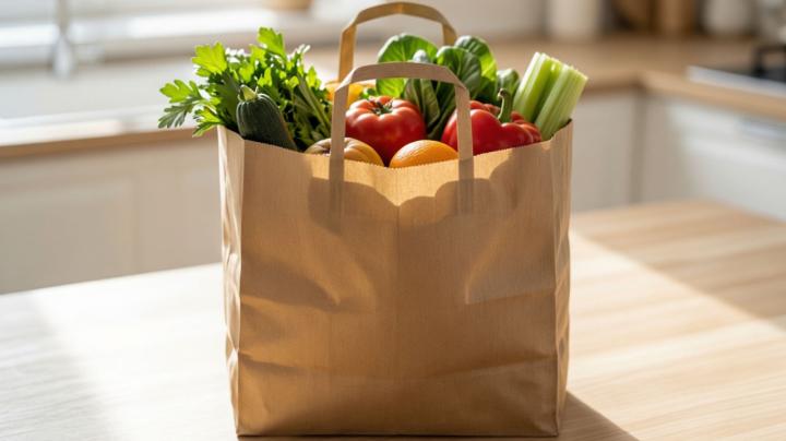 пакет с продуктами