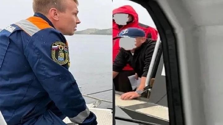 спасатели и полиция в рейде на белом море