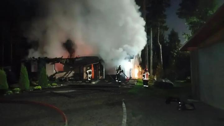 пожар в доме
