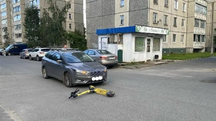 последствия столкновения авто и самоката