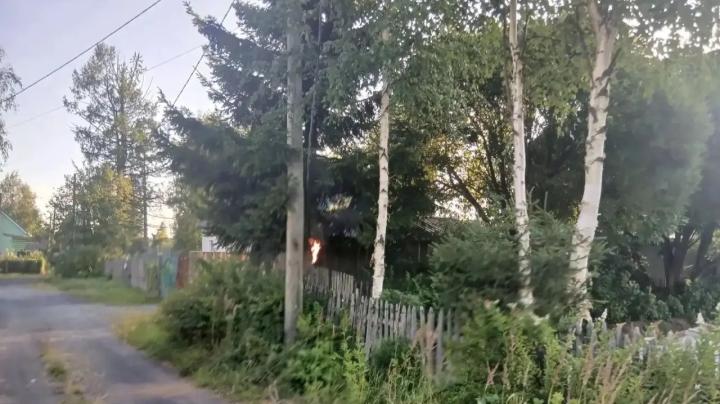полыхающая лэп