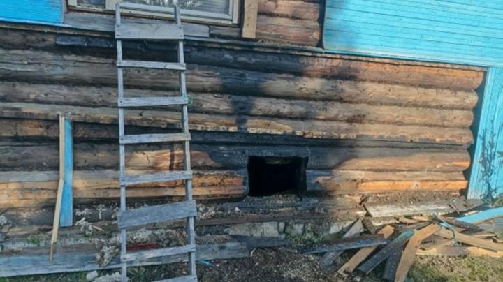 пожар в частном доме