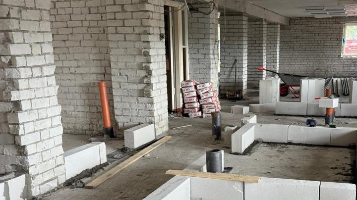 Ремонт школы в поселке Матросы