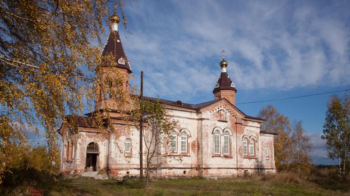 Храм в Кончезеро