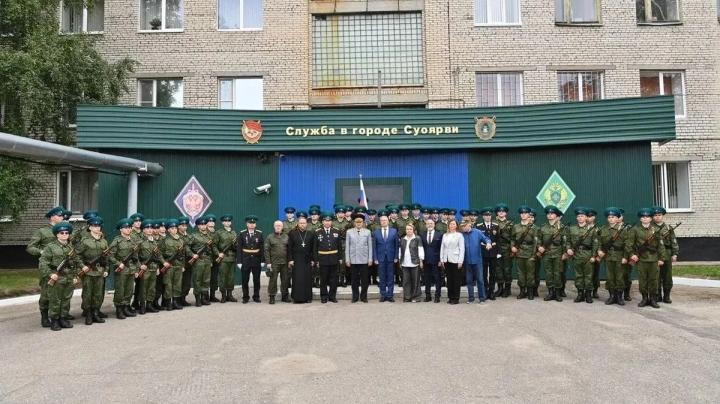 молодые пограничники в Суоярви