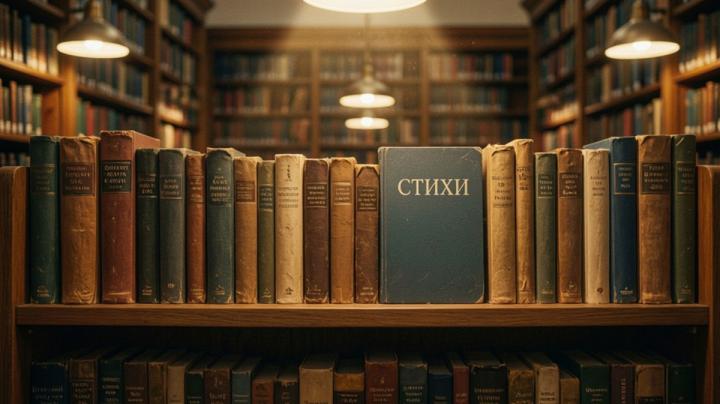 полка с книгами
