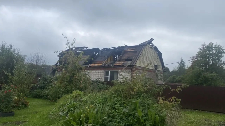 Пожар в частном доме