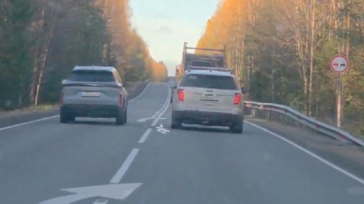обгонщик на трассе 