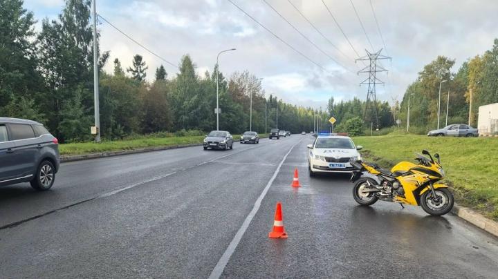 мотоцикл попал в дтп